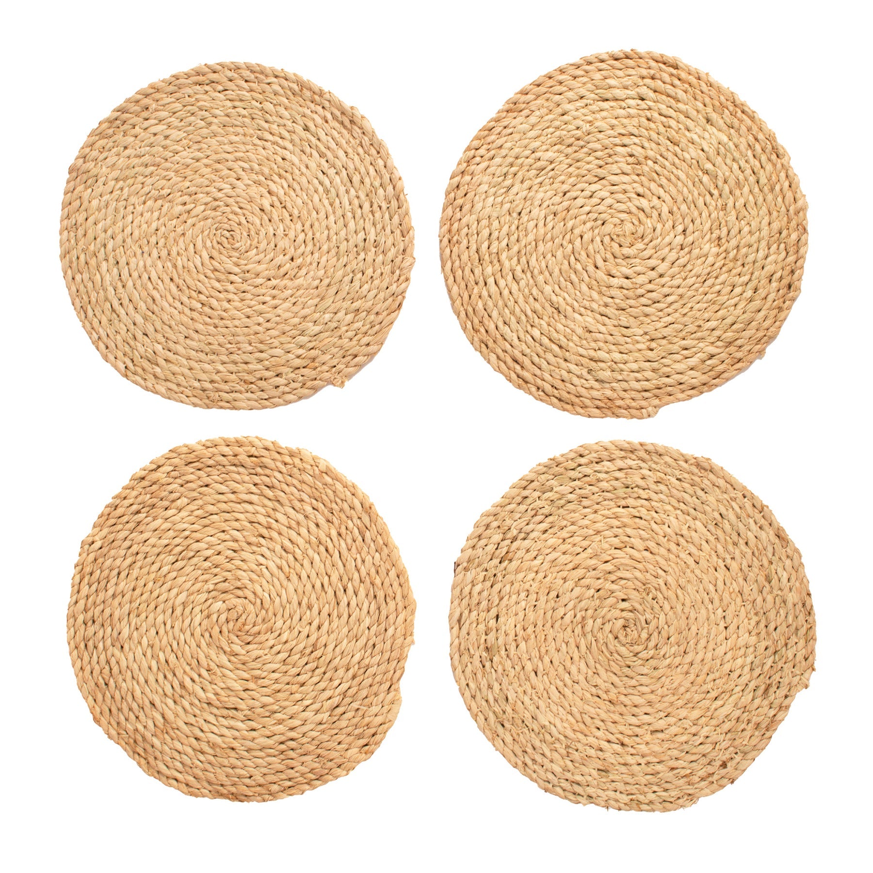 Neutral Placemats 13" Natural, Set of 4 Kazi Goods