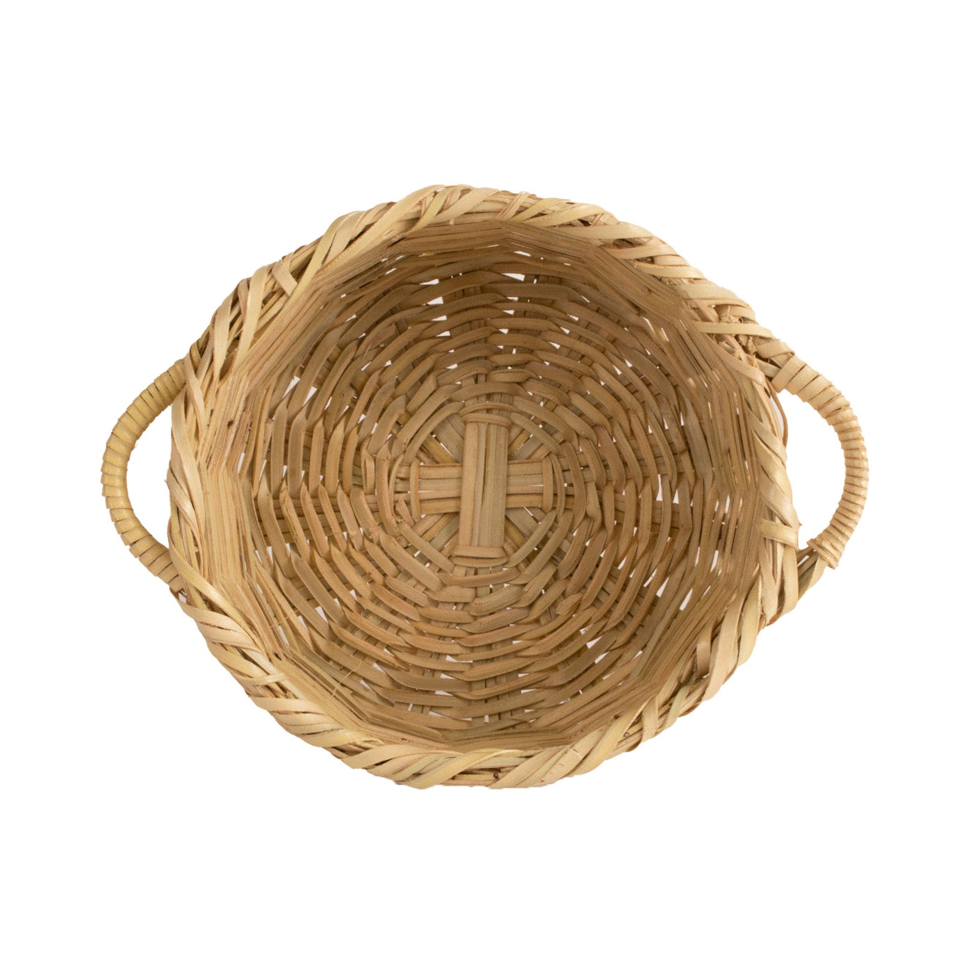 Fan Palm Breadbasket - 8" Natural