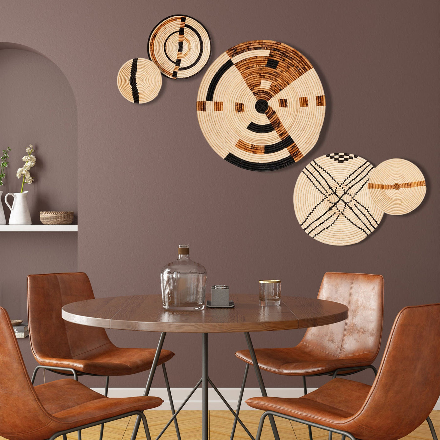 Modern Wall Plate - 14" Bullseye