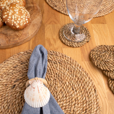 Cattail Woven Coasters - 6 Pieces