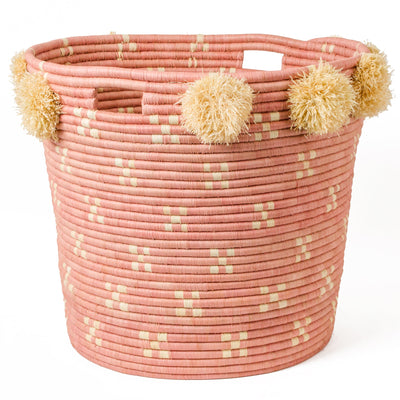 Blush Polkadot Pom Pom Hamper