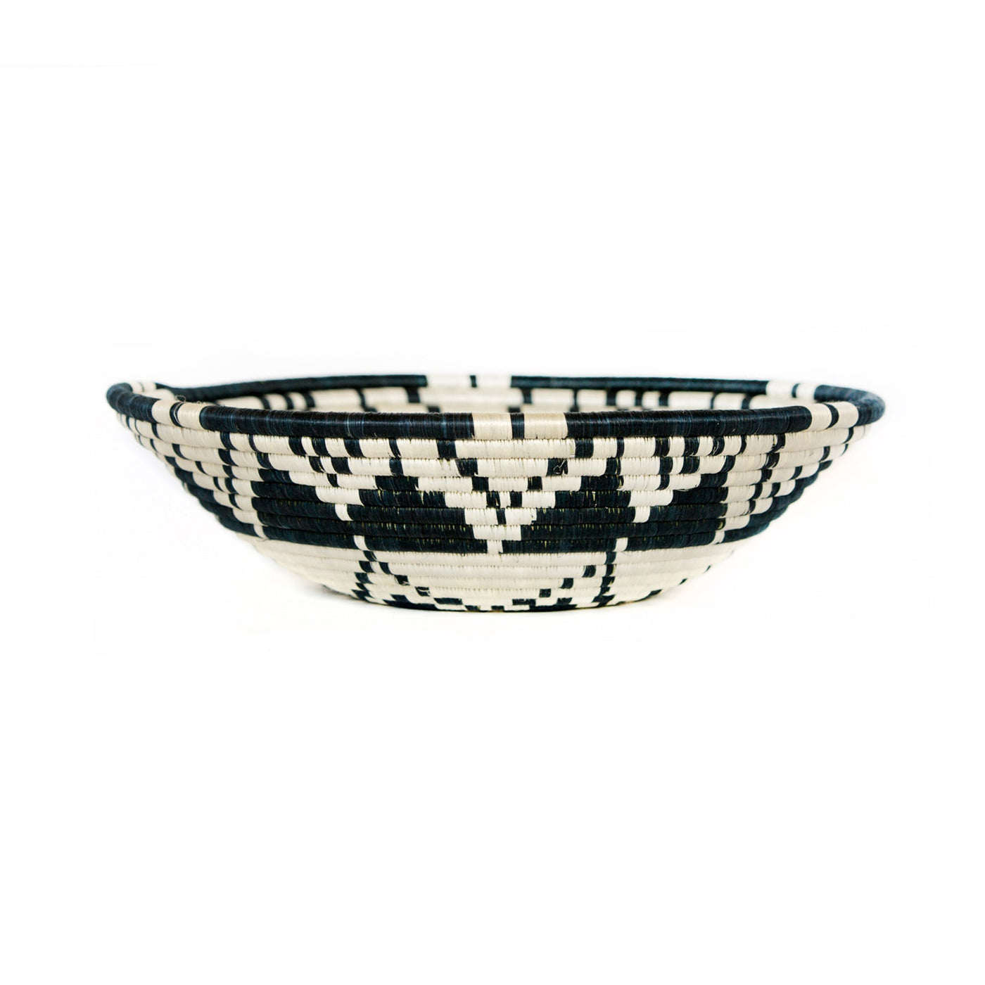 14" Extra Large Black & White Ikaze Basket