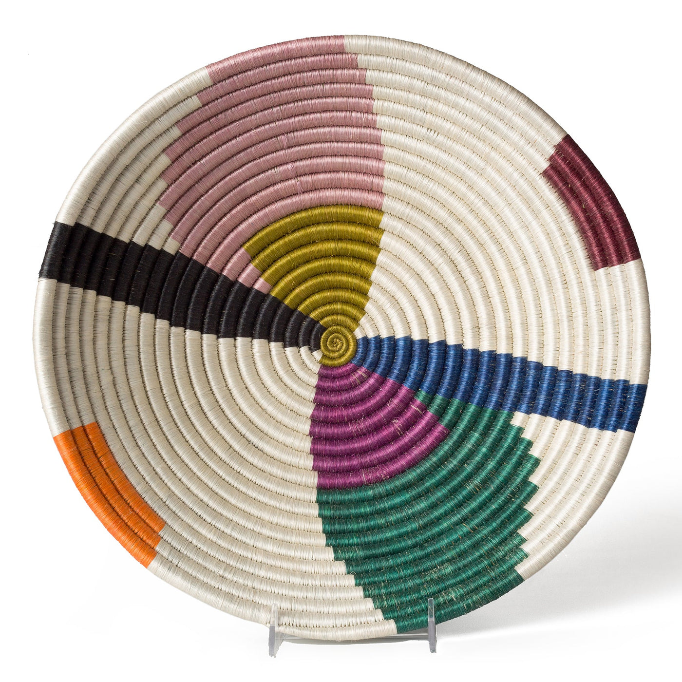 14" Extra Large Multicolor Cheza Round Basket