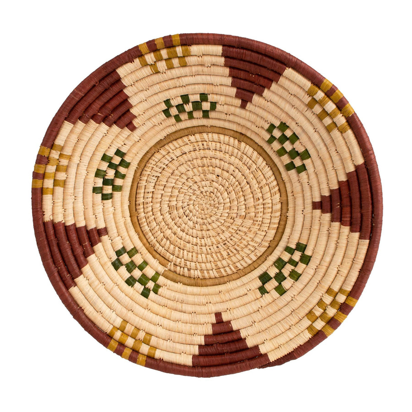 Earthen Craft Woven Bowl - 10" Roots