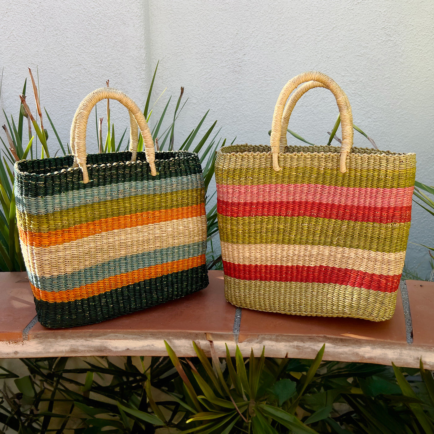 Bloom Handbag - Stripes