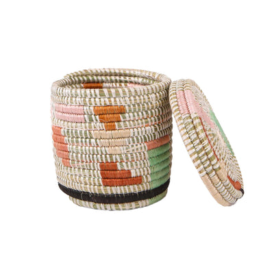 Canyon Clay Abstract Lidded Box