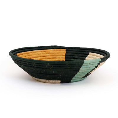 Large Bermuda Maze Round Basket