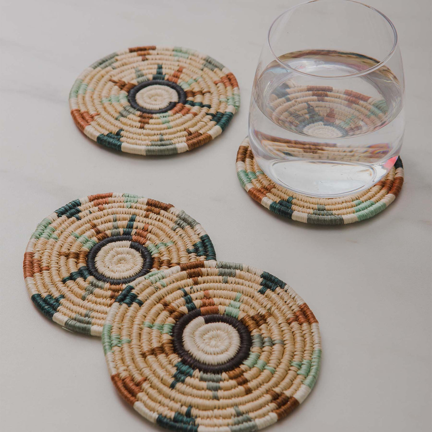 Soothing Sands Nyota Coasters, Set of 4