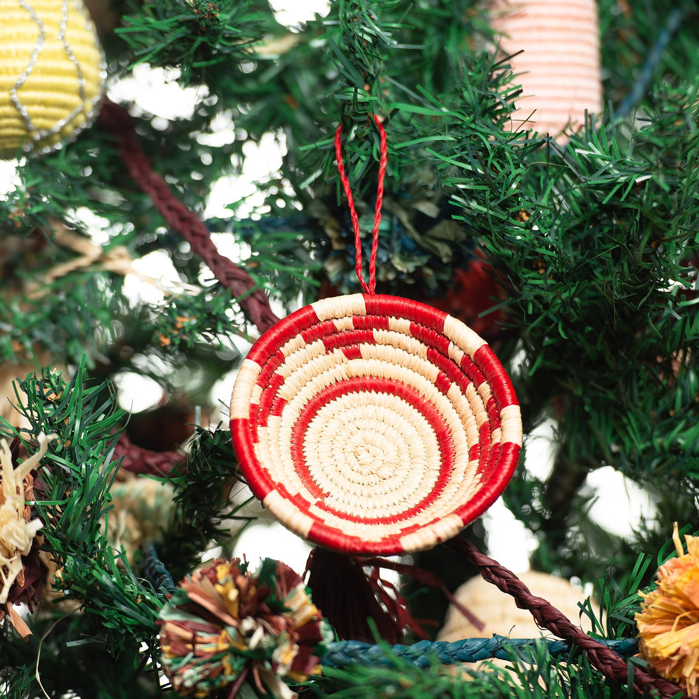 Red Bowl Ornament