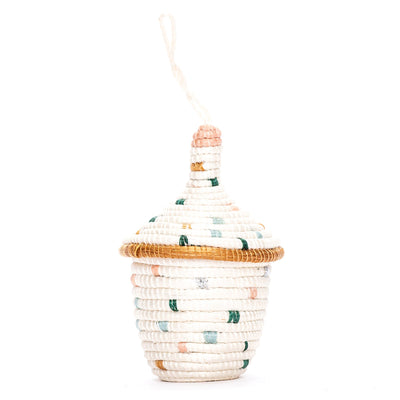 Floret Metallic Ornaments, Set of 3