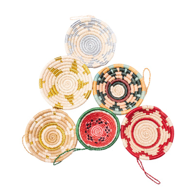 Multicolor Basket Ornament