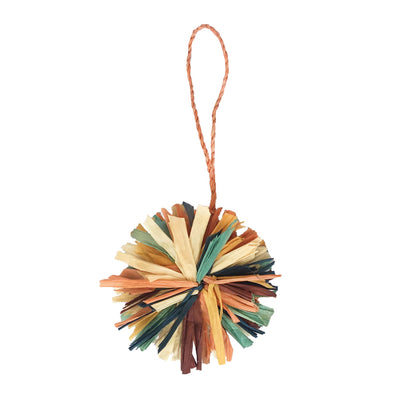 Multicolor Pom Pom Ornament