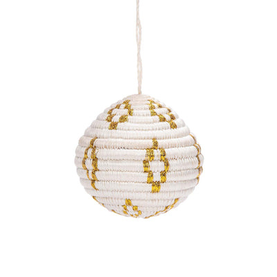 Globe Gold Metallic Ornament