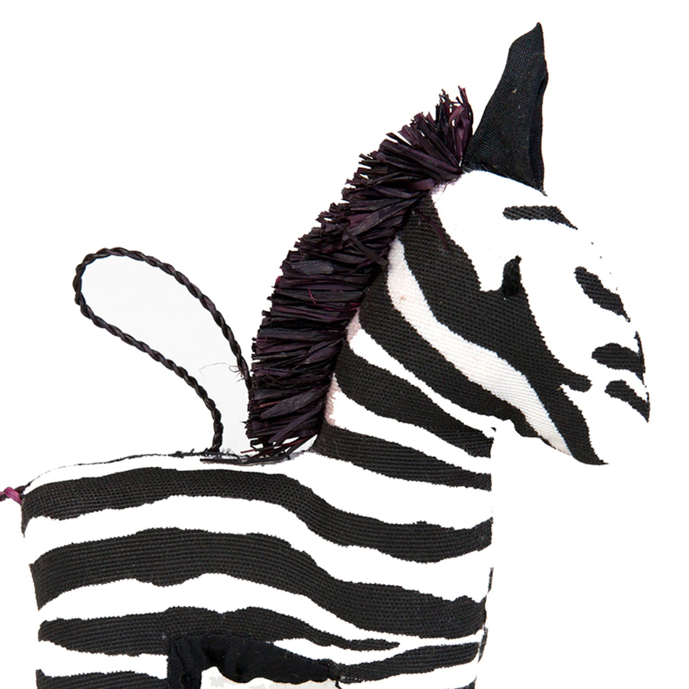 Stuffed Zebra Ornament