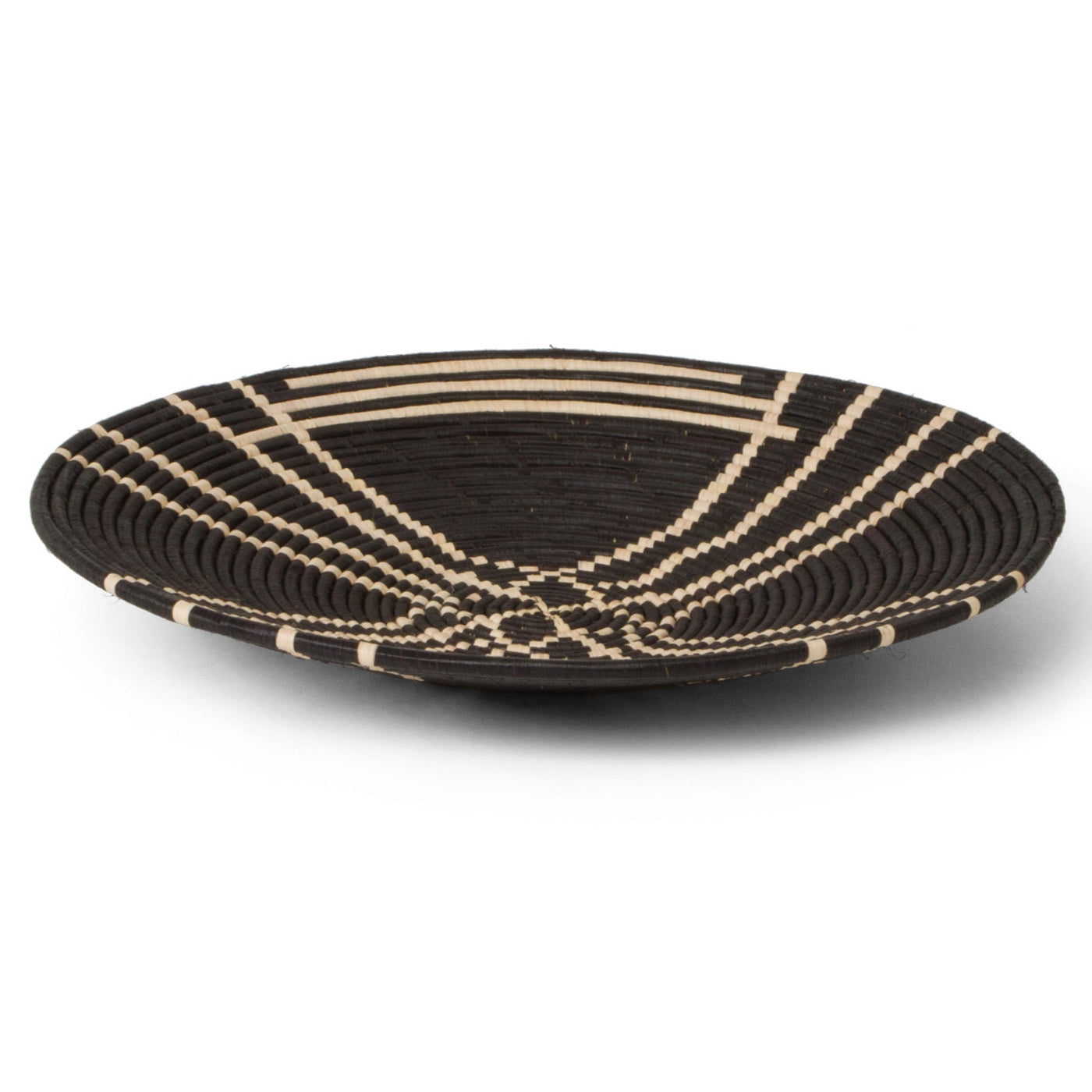 20" Large Sanaa Raffia Woven Wall Art Plate 2