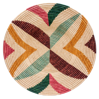 32" Jumbo Vivid Margot Woven Wall Art Plate