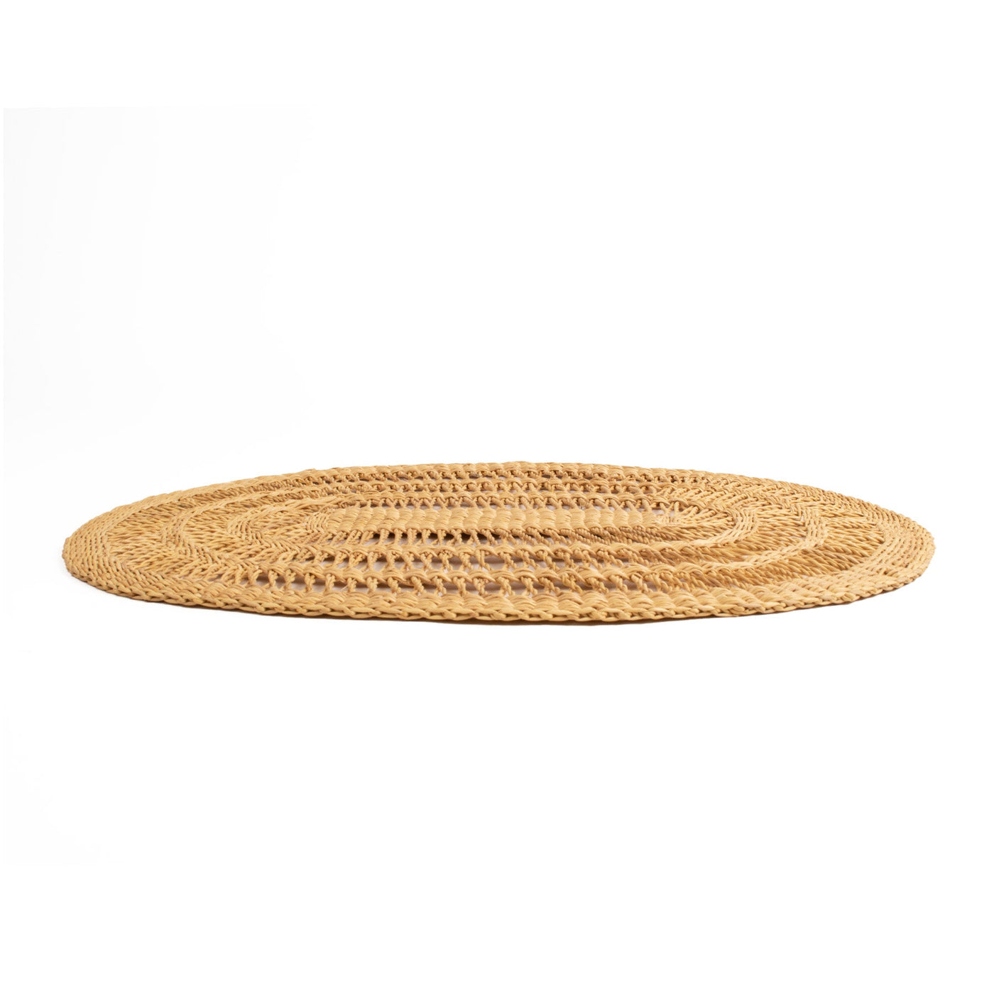 Neutral Placemats - 20" Laced Oval, Set of 2