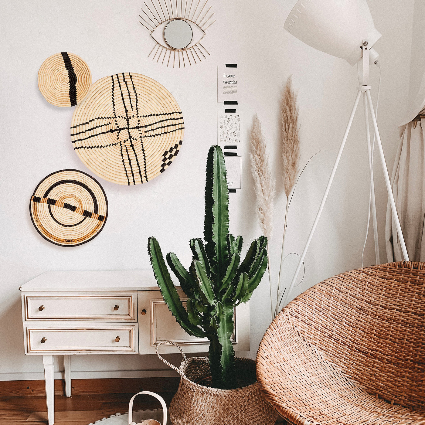 Kazi, Sustainable, Artisan, Home, Décor, Gift, Africa, Unique, Handmade, Organic Wall Statement Set