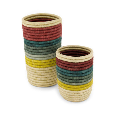 Nostalgia Vessels - Cylindrical Vases, Set of 2