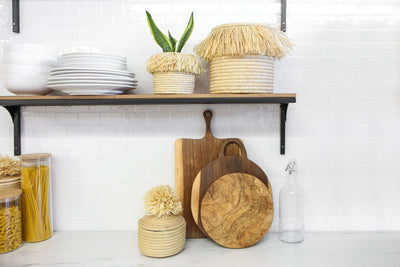 Neutral Container - 8" Fringed
