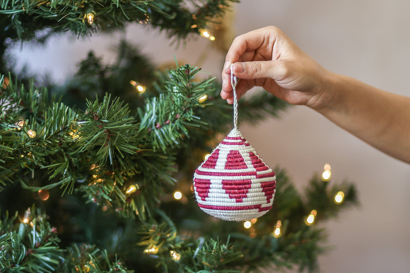 Red Sweater Bulb Ornament